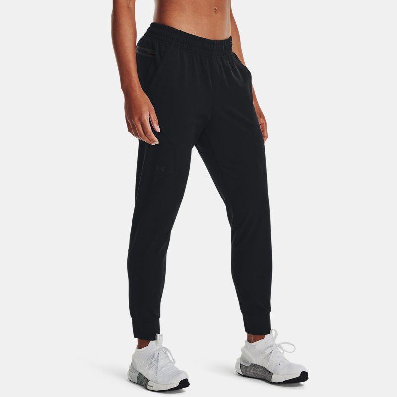 Pantalon de jogging Under Armour Unstoppable pour femme Noir / Noir L